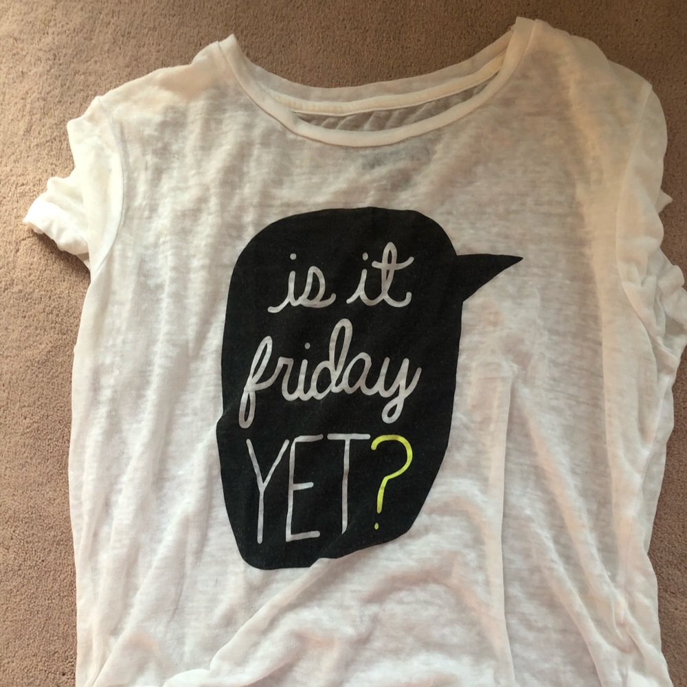 Bethany Mota “Is it Friday yet” Tee